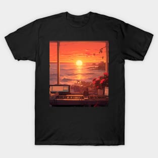 Lofi Girl DJ Sunset T-Shirt